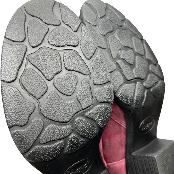 B.O.C Born Concept Burgundy Leather Charon Ankle Booties Boots Size 8.5M - Picture 12 of 16